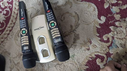 Premium Magic Sing Dual Wireless Karaoke System (Imported from Dubai)