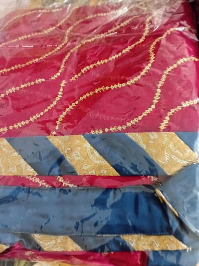 long frock with trouser duppatta