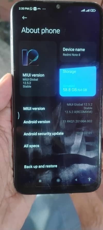 Xiaomi Redmi Note 8