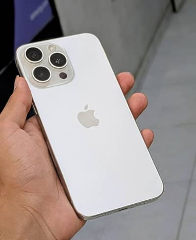 Iphone 15 Pro Max 512GB pta Approved 96% Helath with Box condition saf