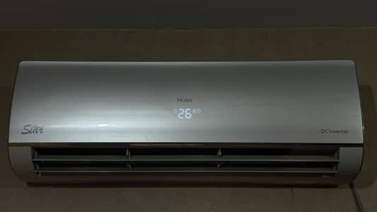 Haier Ac 1.5 ton inverter | Star Series | Silver Grey|