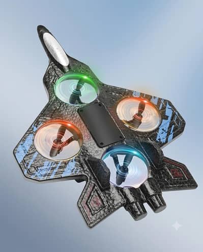 4 Propeller RC Fighter Jet with Led lights.