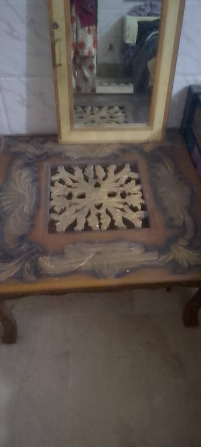 wooden center table