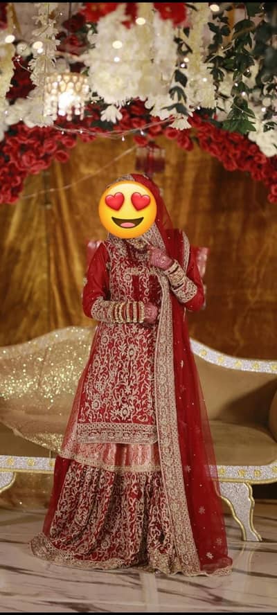 farshi bridal lehnga