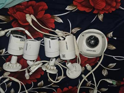 HIKVISION iP 5 camra with 4 channal nvr
