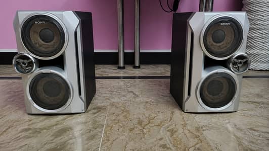 Sony Original 3-Way Stereo Speakers Pair – Excellent Sound Quality