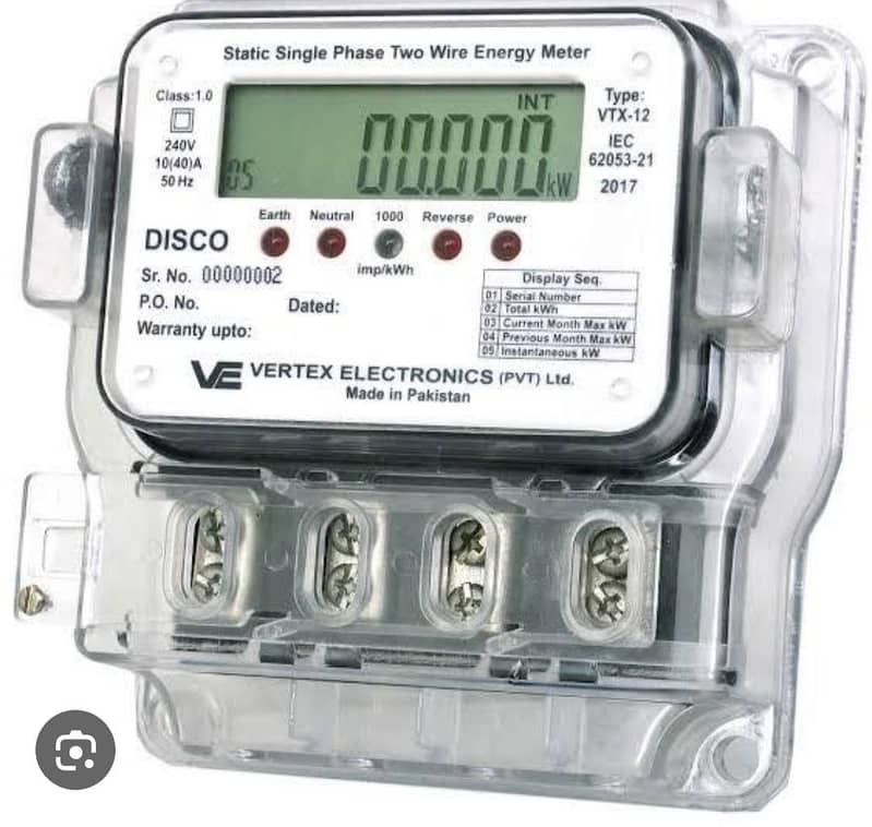 single phase meter 0