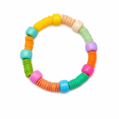 multicoloured bracelet