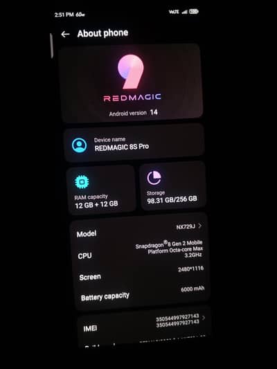 Redmagic 8s pro