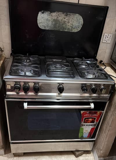 SkyFlame 5-Burner Cooking Range with Oven & Grill