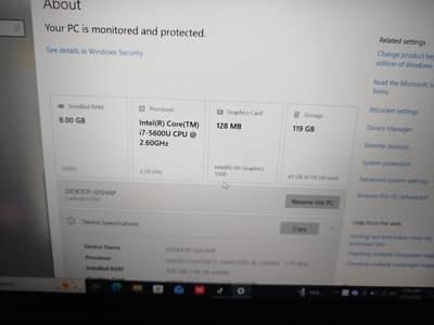 core i7 5 generation laptop