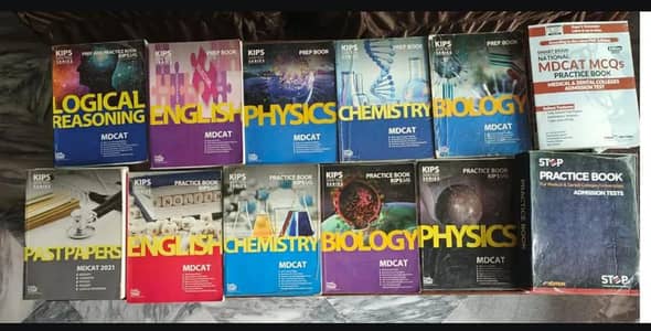 Entry test books kips mdcat (read discription plz)
