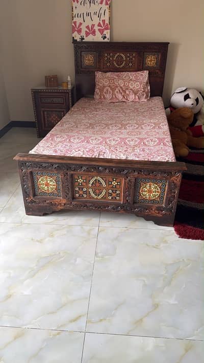Antique Swati bed
