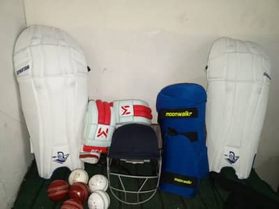 cricket kit for sale || complete cricket kit for sale (only bat used )