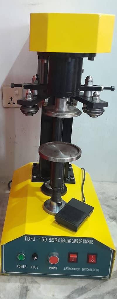 TDFJ-160 Electric Can Sealing Machine – Semi-Automatic Tin Can Seamer