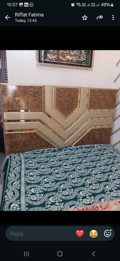 Bed with Mattress