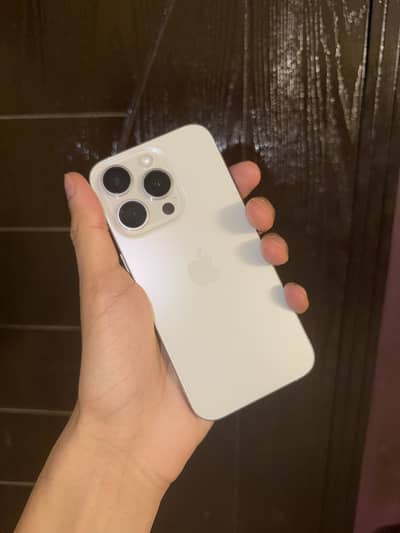 Used iPhone 15 Pro 128GB JV (Non-PTA) White Titanium