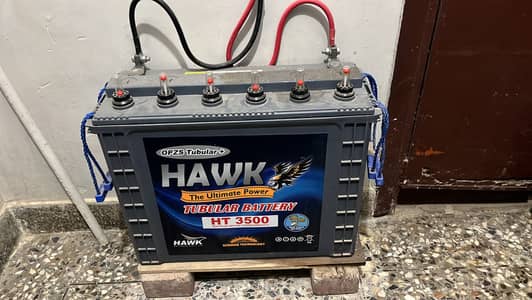 HAWK HT 3500 Tubular Battery (Under Warranty)