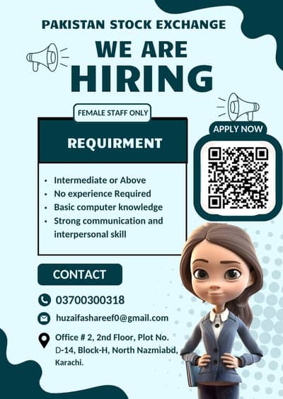Male & Female Jobs | Sales | Marketing | Equity Trader | PSX | Apply