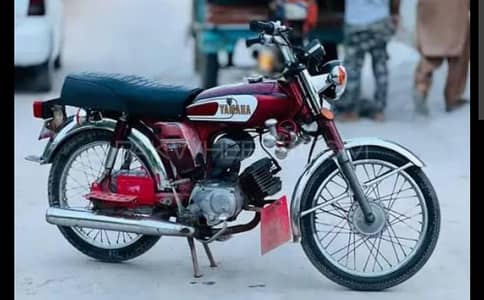 Yamaha red color