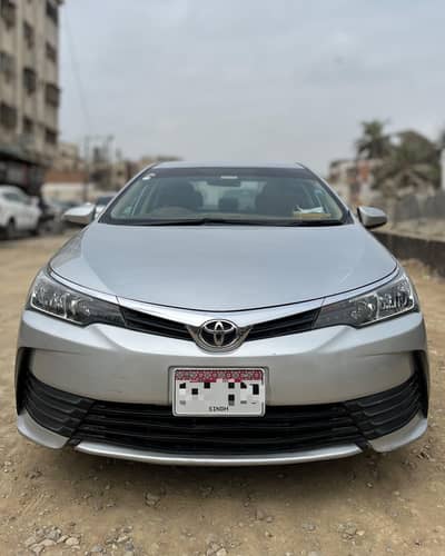 Toyota Corolla GLI Facelift Model 2017 Manual  Silver 100% original