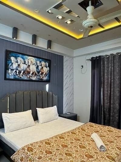 one bed furnished apartment available for rent in diamond mall gulberg grenn islamabad