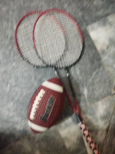 racket and free rugby ball