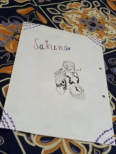 Beautiful Hand made animi sketch for sell Startimg price (100 1000)