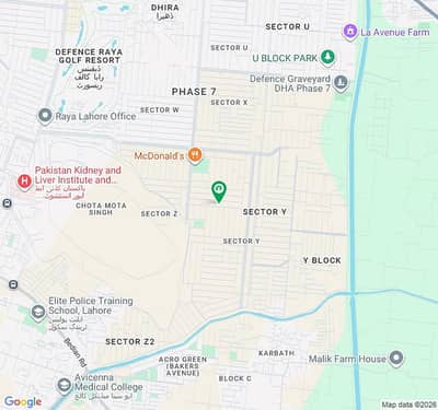 Plot no. 582 Block Y Phase 7 DHA LAHORE FOR SALE