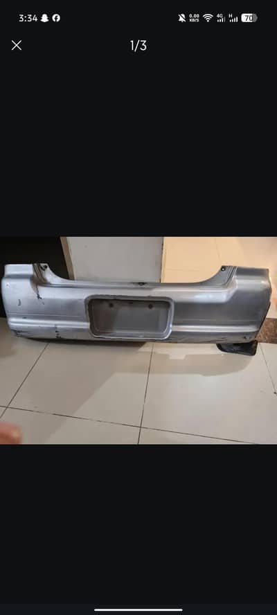 Alto 1000 cc 2004 model front and back bumper total genuine