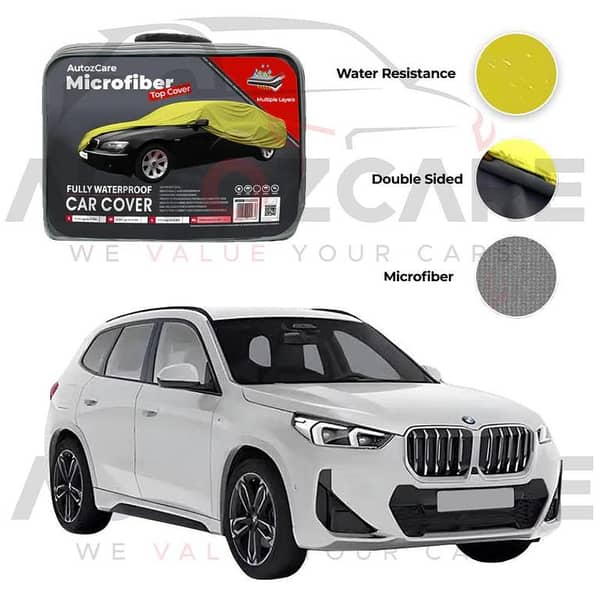 BMW iX1 Microfiber Car Top Cover - Model 2022-2026