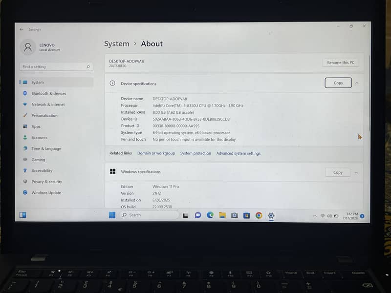 Lenvo thinkpad 0