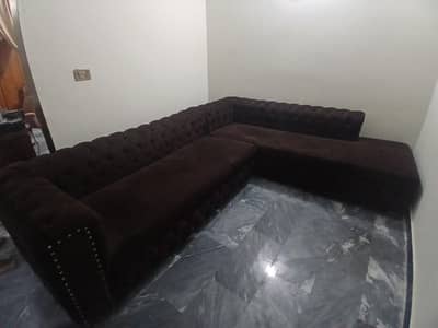 L shaped 7 seater large sofa set [2 piece] interwood rebuilt