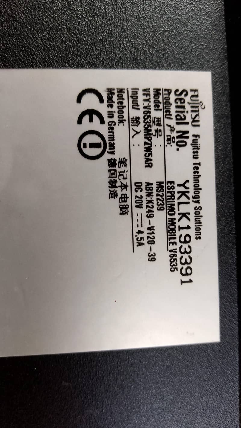 Fujitsu lap top 2