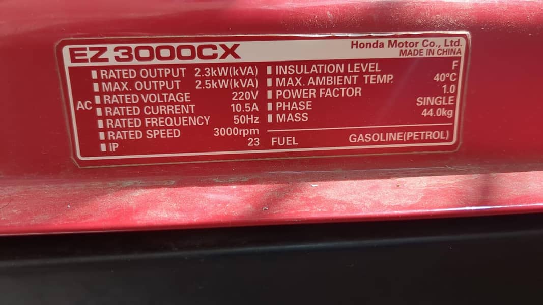 Honda generator 4