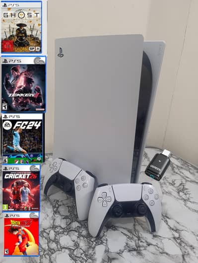 Ps5 digital edition with 2 controler