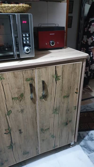 2 Custom-Made Kitchen Cabinets | Laminated Wood | Excellent Condition