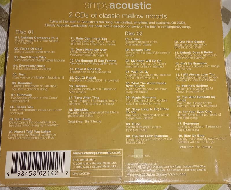 Audio CDs 3