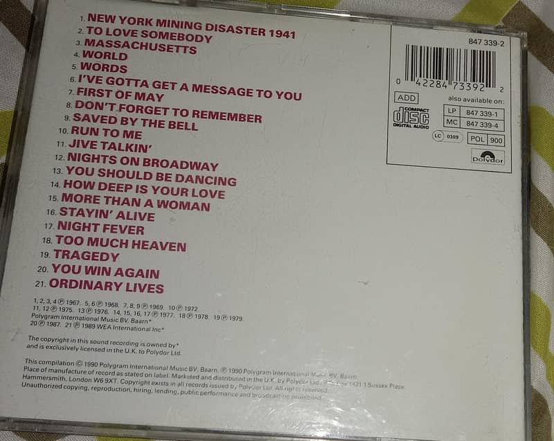 Audio CDs 4