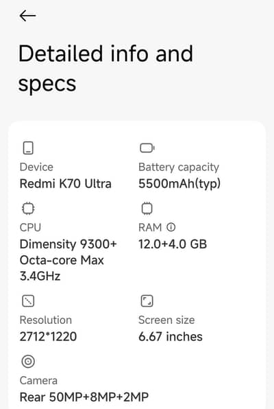 Xiaomi Redmi K70 Ultra