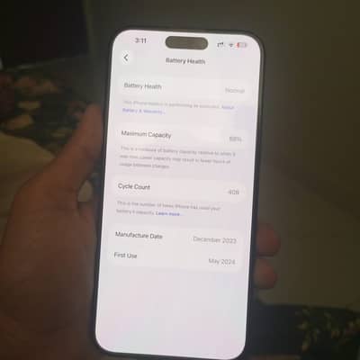 Iphone 15 pro max blue 256 gb offically approved