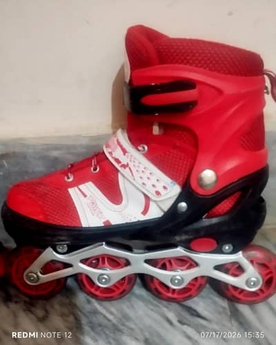 Skating shoes with Halmet