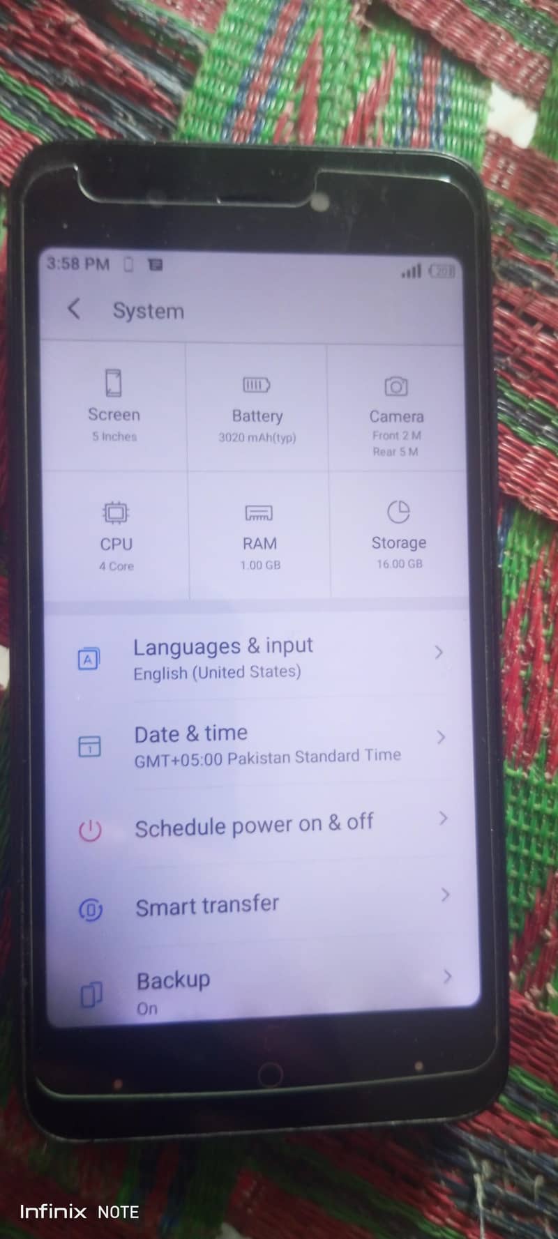 Itel A25 0