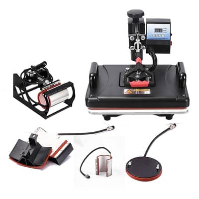 T shirt printing machine, 5 in 1 printing machine,Heat press machine