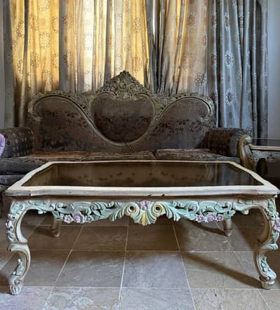 5 seater sofa set with table set