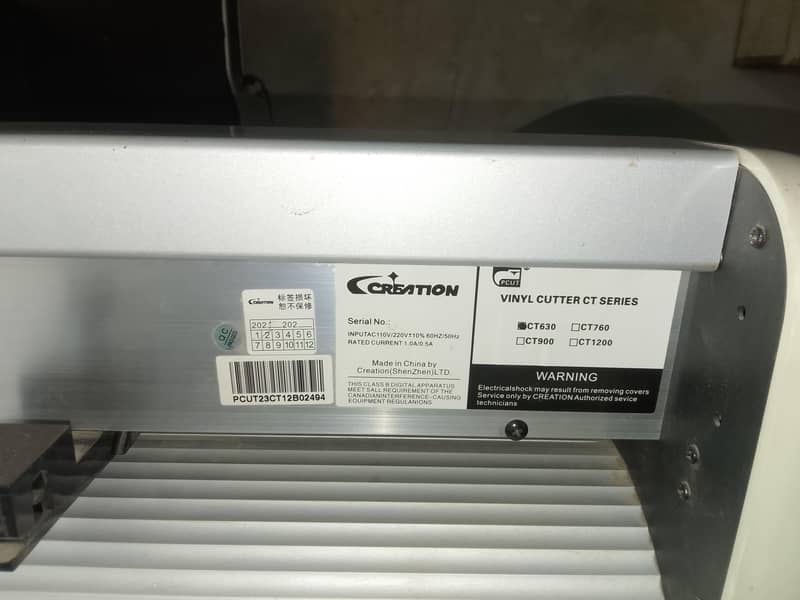 creation Plotter cutting machine just 72500 0