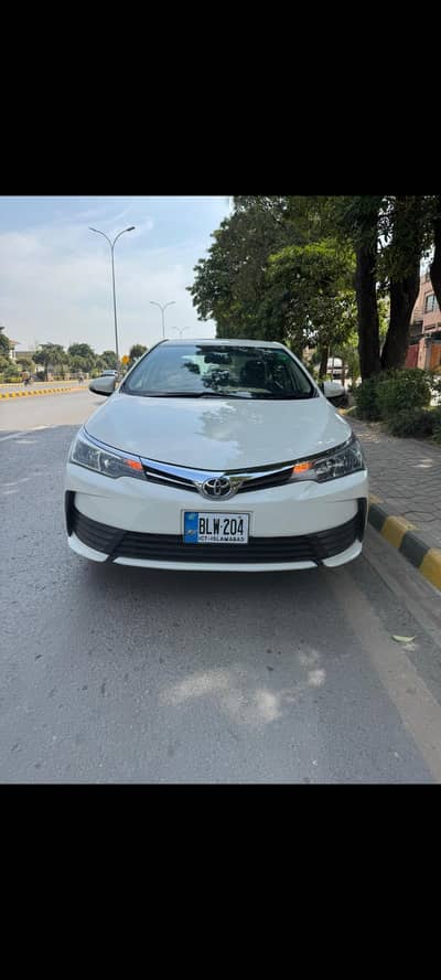 toyota corolla For rent available rawalpindi islamabad only with drive
