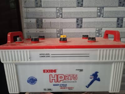 2 x Exide275  Lead Acis Battries