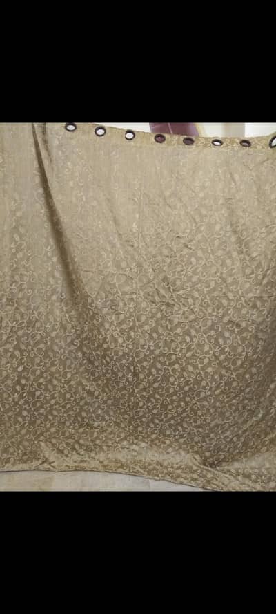 2 double curtains available for sale