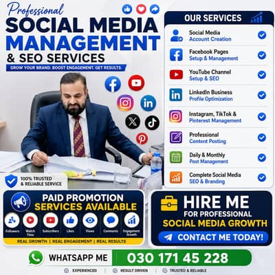 Social Media Management & SEO Services
